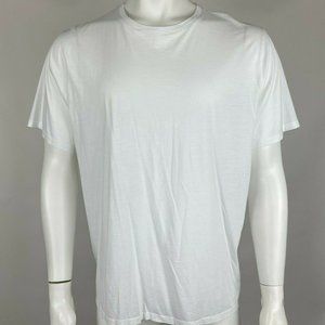 Vince Short Sleeve Tee Shirt Pima Cotton Crew Neck Lightweight Top White Mens XL